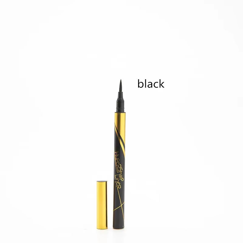 1 Pcs Black Brown Long Lasting Eye Liner Pencil Waterproof Eyeliner Smudge-Proof Cosmetic Beauty Makeup Smooth Liquid Eye Liner