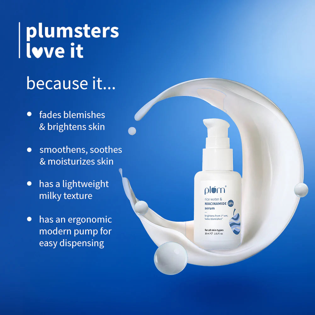 10% Niacinamide & Rice Water Brightening Face Serum