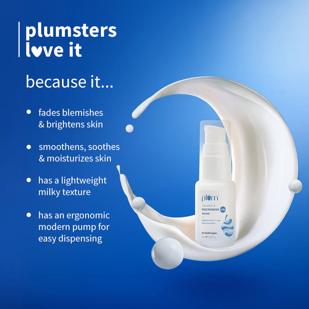 10% Niacinamide & Rice Water Brightening Face Serum