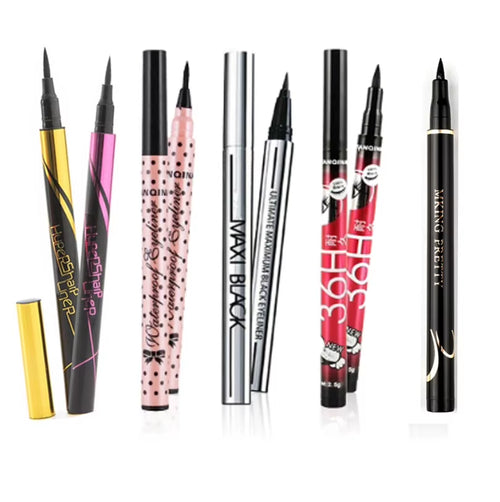 1 Pcs Black Brown Long Lasting Eye Liner Pencil Waterproof Eyeliner Smudge-Proof Cosmetic Beauty Makeup Smooth Liquid Eye Liner