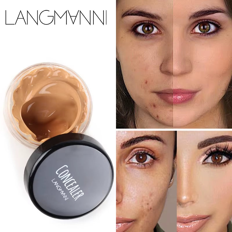 12ML Foundation Concealer Cream High Coverage Concealer Cover anti Dark Circle Freckle Waterproof Long Lasting Face Makeup Base