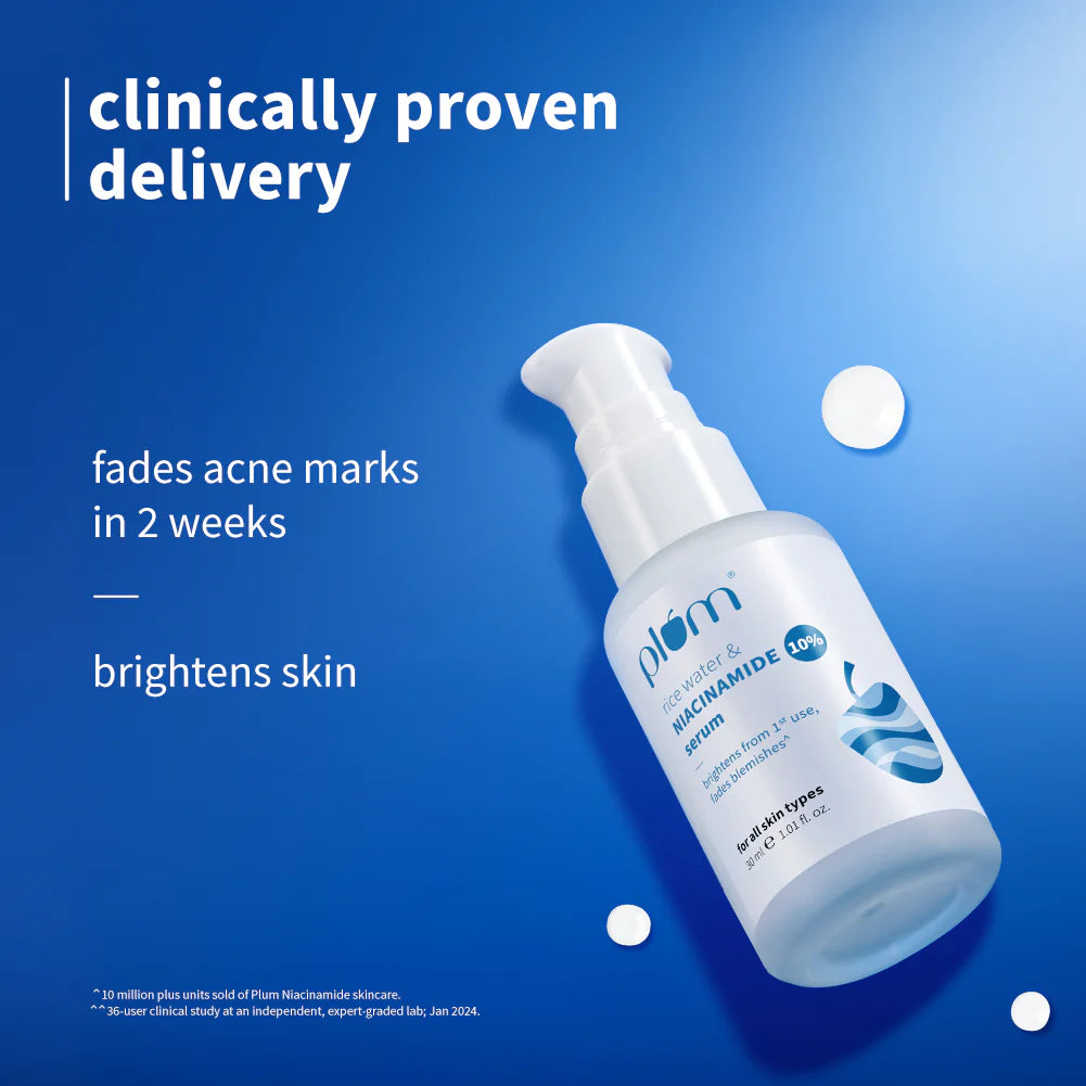 10% Niacinamide & Rice Water Brightening Face Serum