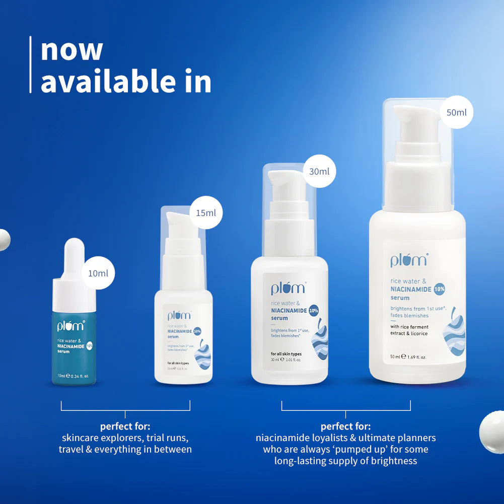 10% Niacinamide & Rice Water Brightening Face Serum